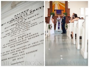 christian wedding ceremony at st thomas reformed church